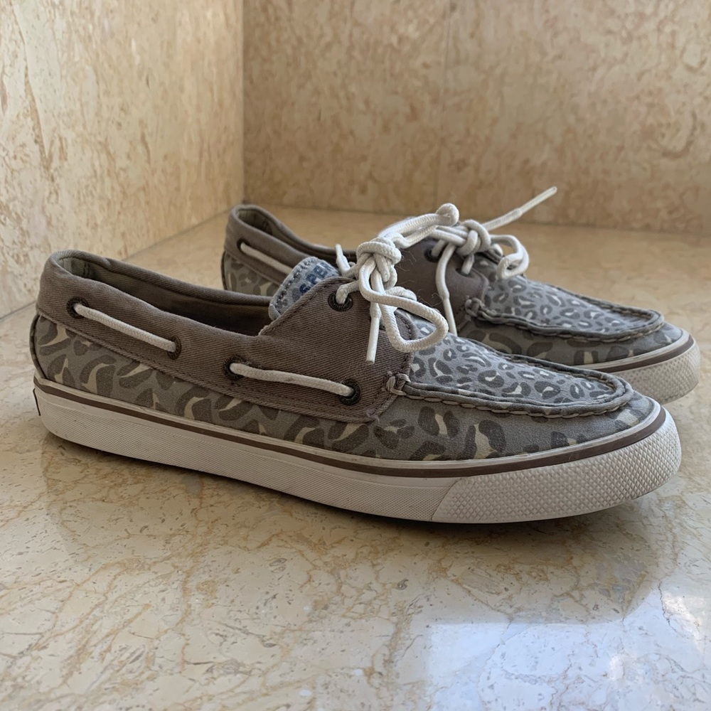 Sperry Cheetah Print Topsider